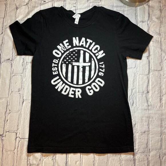 Gildan Other - Gildan Black and white One Nation Under God T Shirt #patriotic
